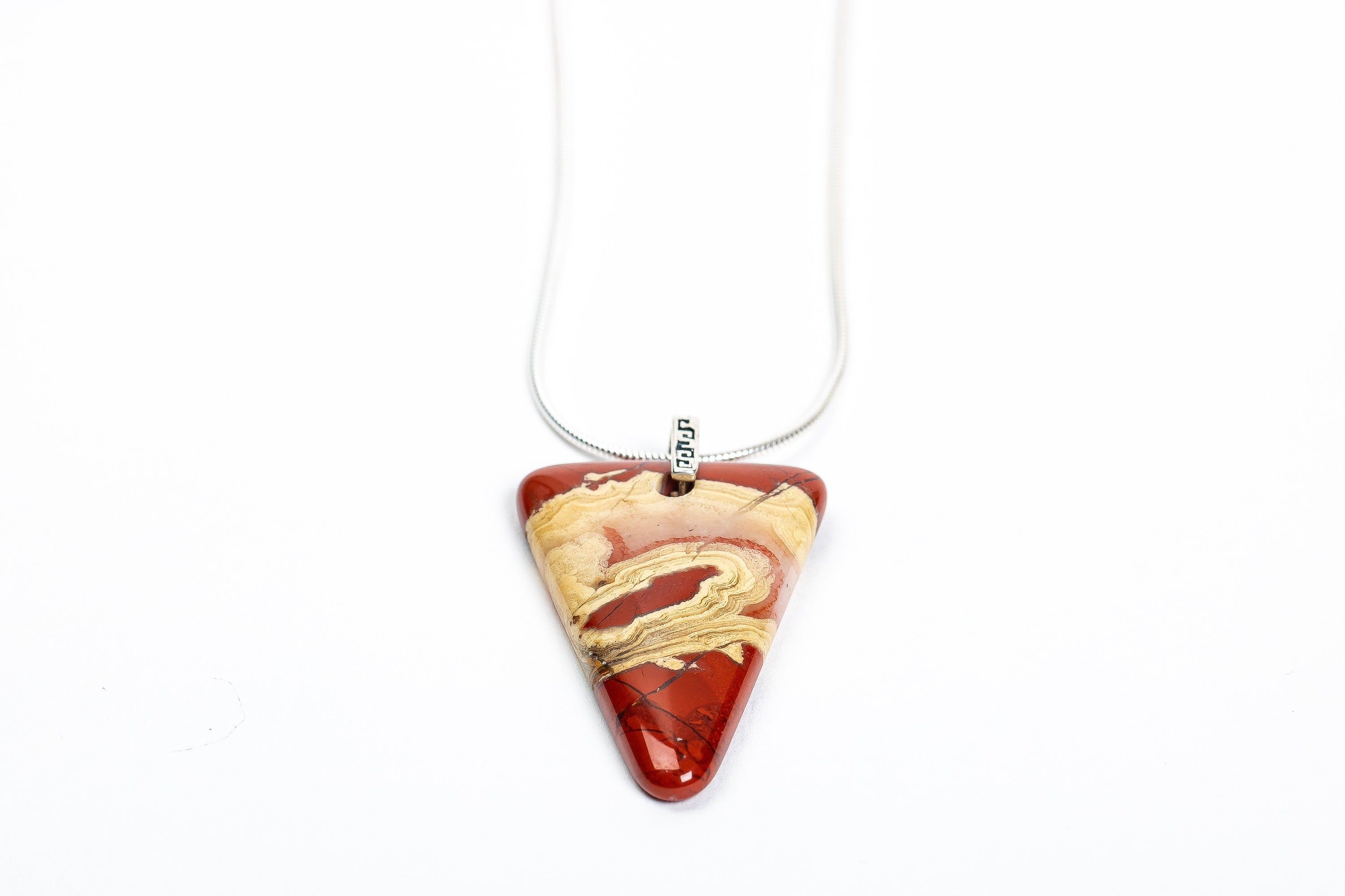 Long Red Jasper Necklace - Melanie Golden Jewelry - gemstone necklace, necklace