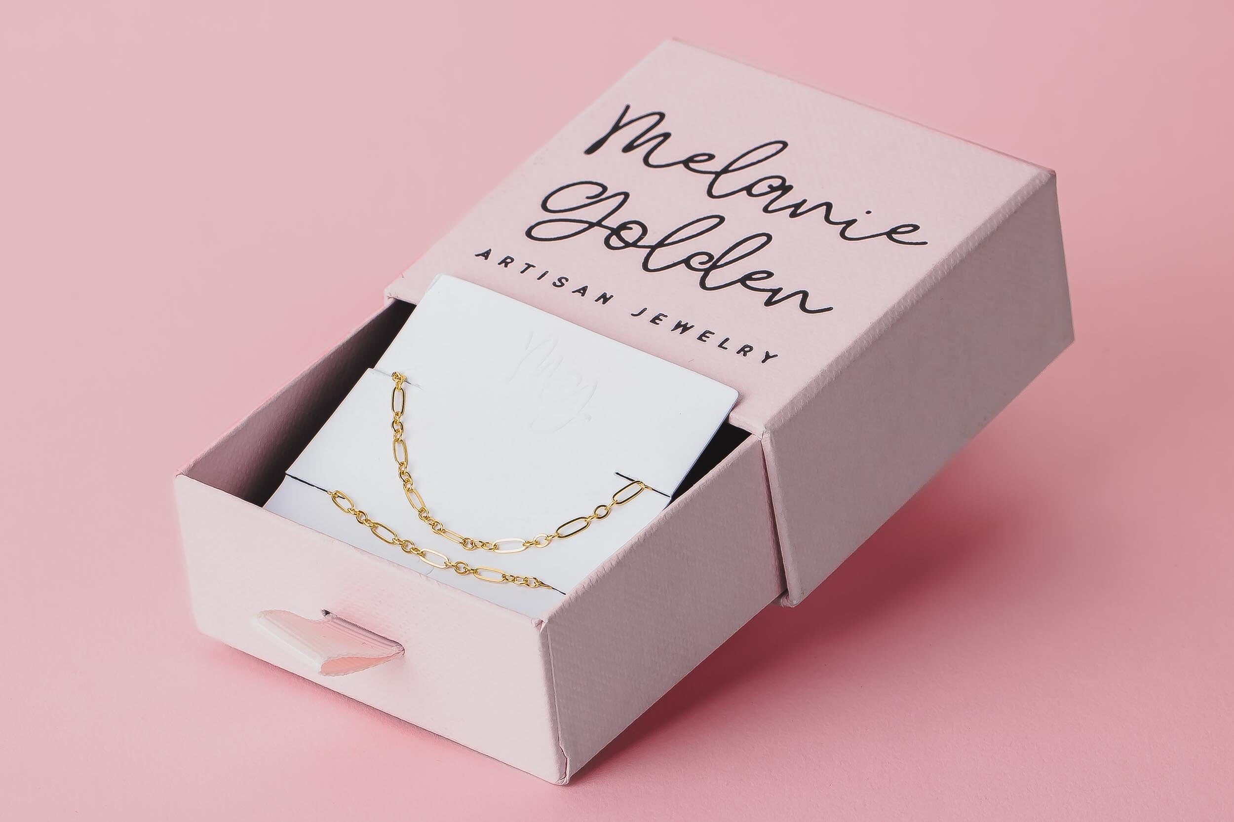 Sadie Chain Necklace & Bracelet Gift Set - Melanie Golden Jewelry - _badge_new, bracelet, bridal party, essential chains, everyday essentials, gift sets, love, necklace, new