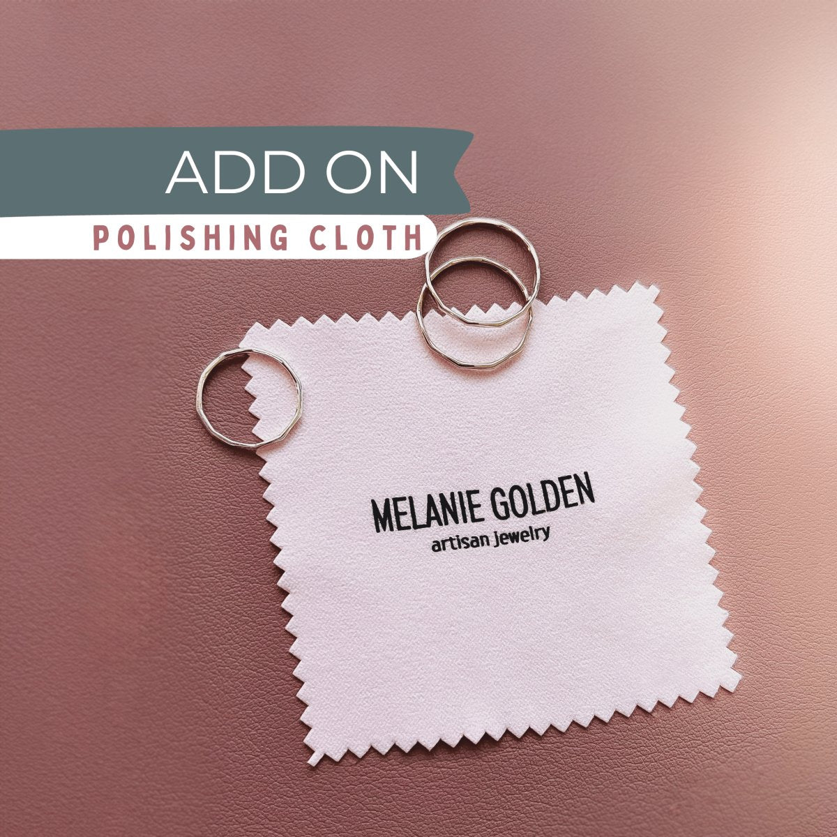 Add On  Jewelry Polishing Cloth – Melanie Golden Jewelry