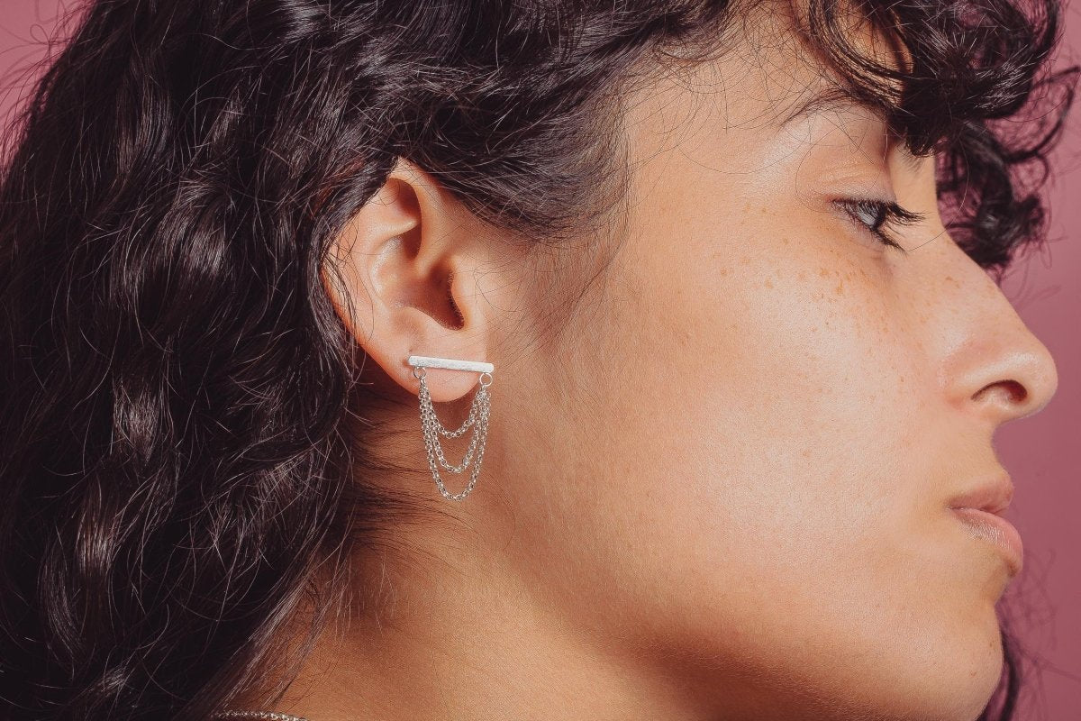 Athena Stud Earrings - Melanie Golden Jewelry - _badge_new, athena, dangle earrings, earrings, new, stud, stud earrings