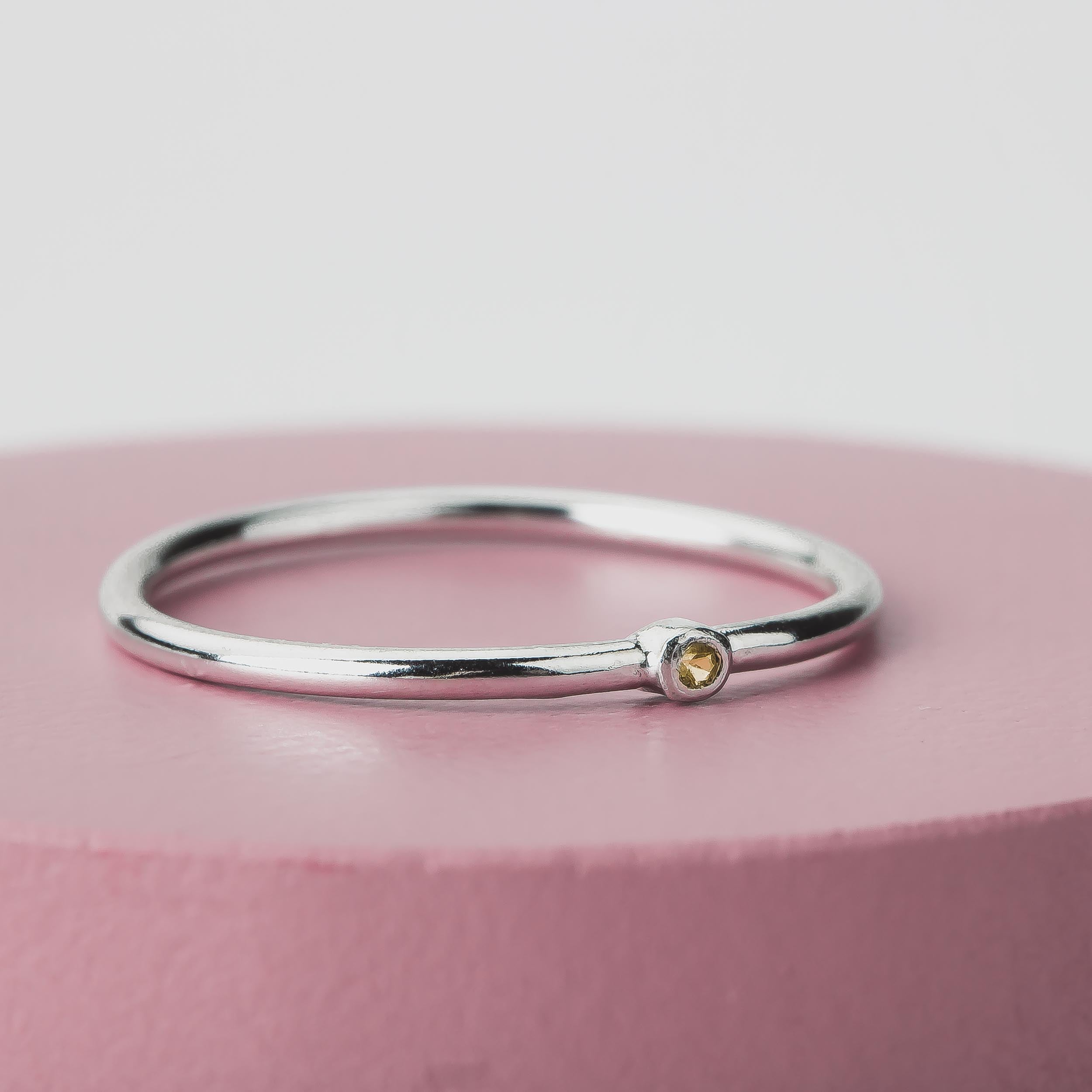 Yellow Diamond Stacking Rings - Melanie Golden Jewelry - christmas, diamond, diamond rings, for the bride, love, rings, stacking rings, wedding