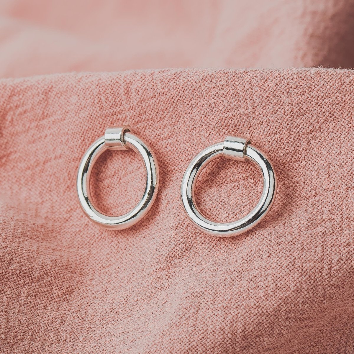 Forever Connected Earrings - Melanie Golden Jewelry - _badge_new, earrings, everyday essentials, forever connected, hoop earrings, new, stud, stud earrings