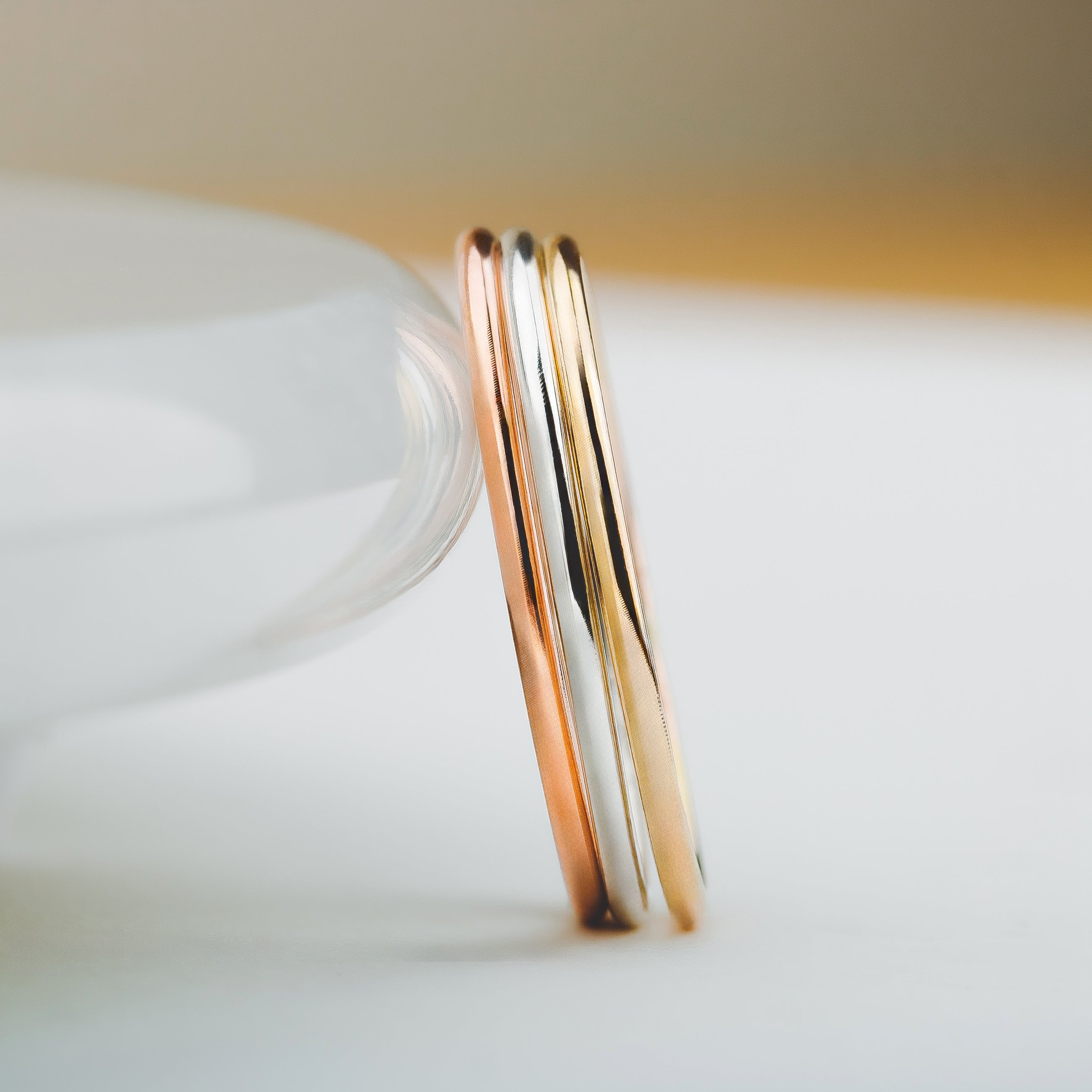 Trio of Smooth Stacking Rings