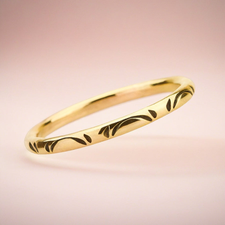 The Rainbow Ring | Thick Heavy Weight Circle Stamped Stacking Ring | Comfort Fit USA Sizes 4-12
