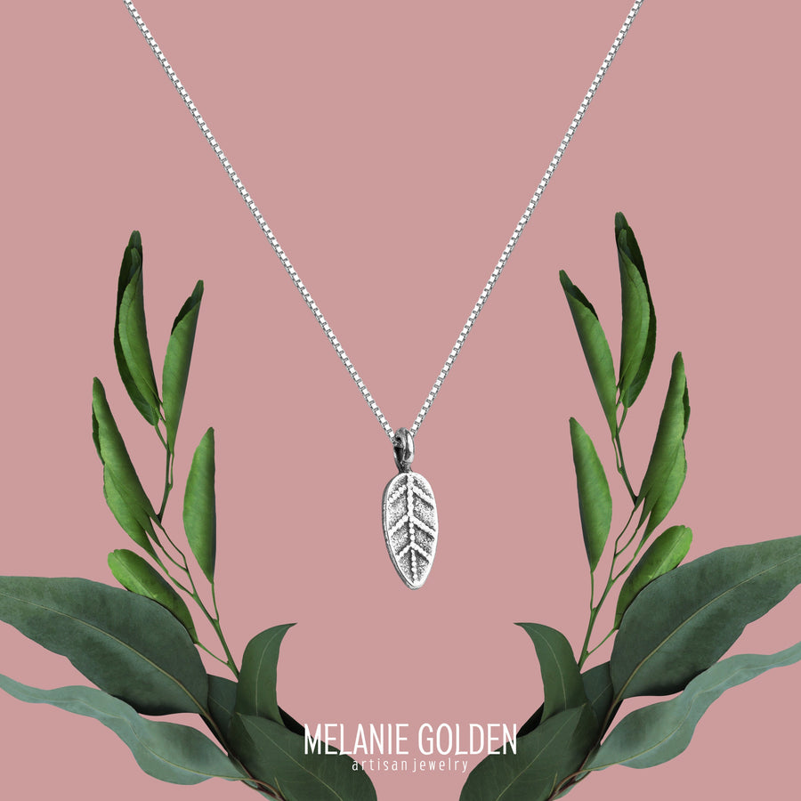 Tiny Sterling Silver Leaf Necklace | Multiple Choices Available: Philodendron, Monstera, Magnolia, Fiscus | Perfect Gift for Plant Lovers