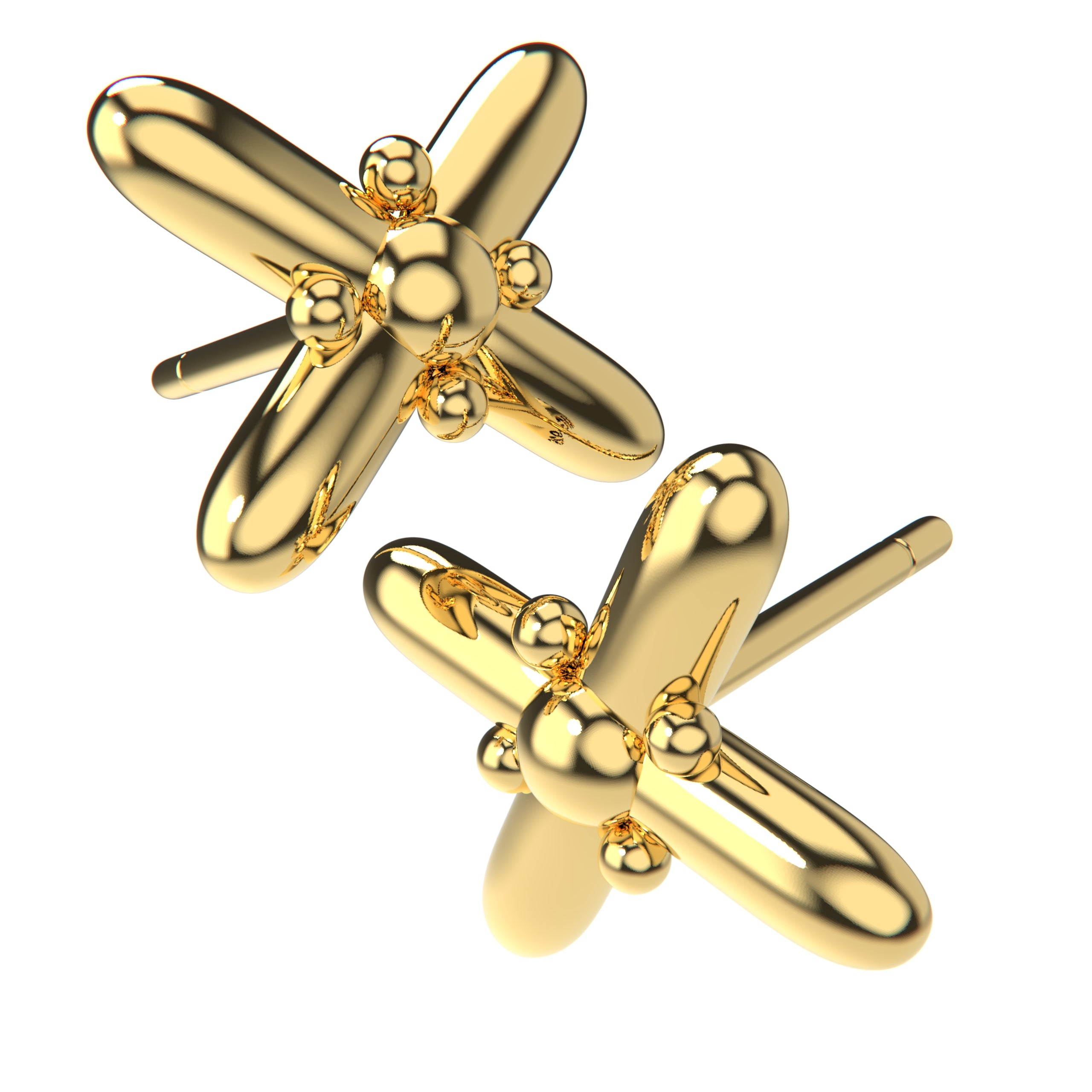 XOE X Post Earrings in Sterling Silver, Gold, or Rose Gold | Melanie Golden Artisan Jewelry Designer Series