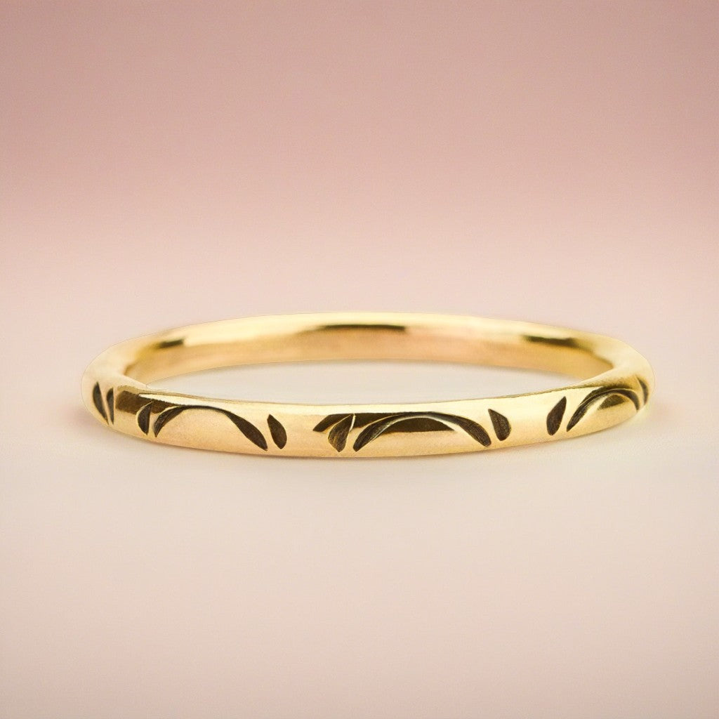 The Rainbow Ring | Thick Heavy Weight Circle Stamped Stacking Ring | Comfort Fit USA Sizes 4-12