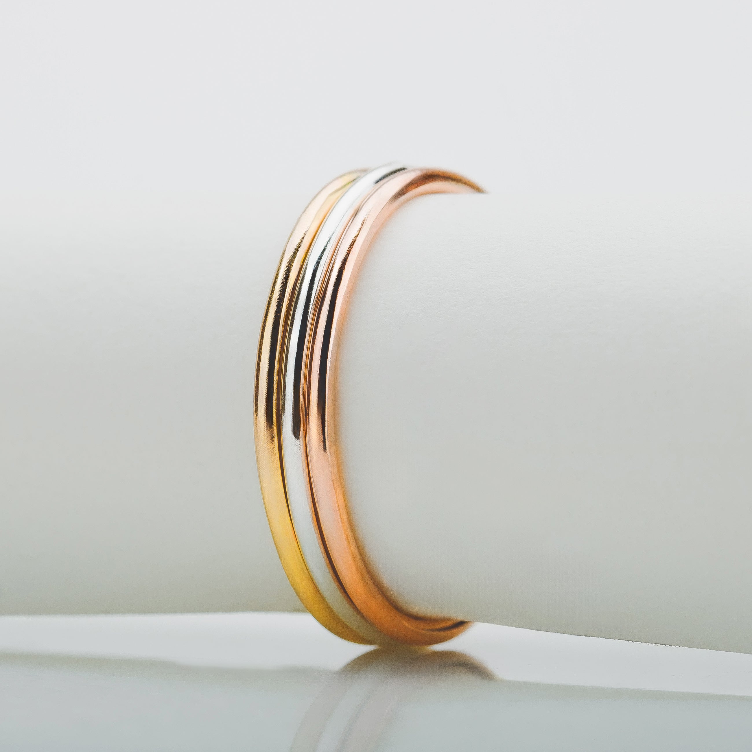 Trio of Smooth Stacking Rings