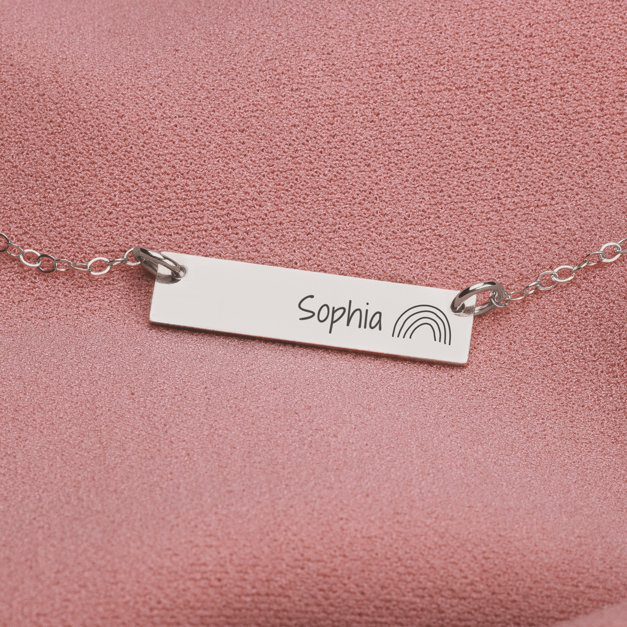 Personalized Name Bar Necklace - Melanie Golden Jewelry - _badge_bestseller, bar necklaces, bestseller, bridesmaid, Engraved Jewelry, motherhood, necklace, personalized, personalized necklace, VALENTINES, wedding, wedding party