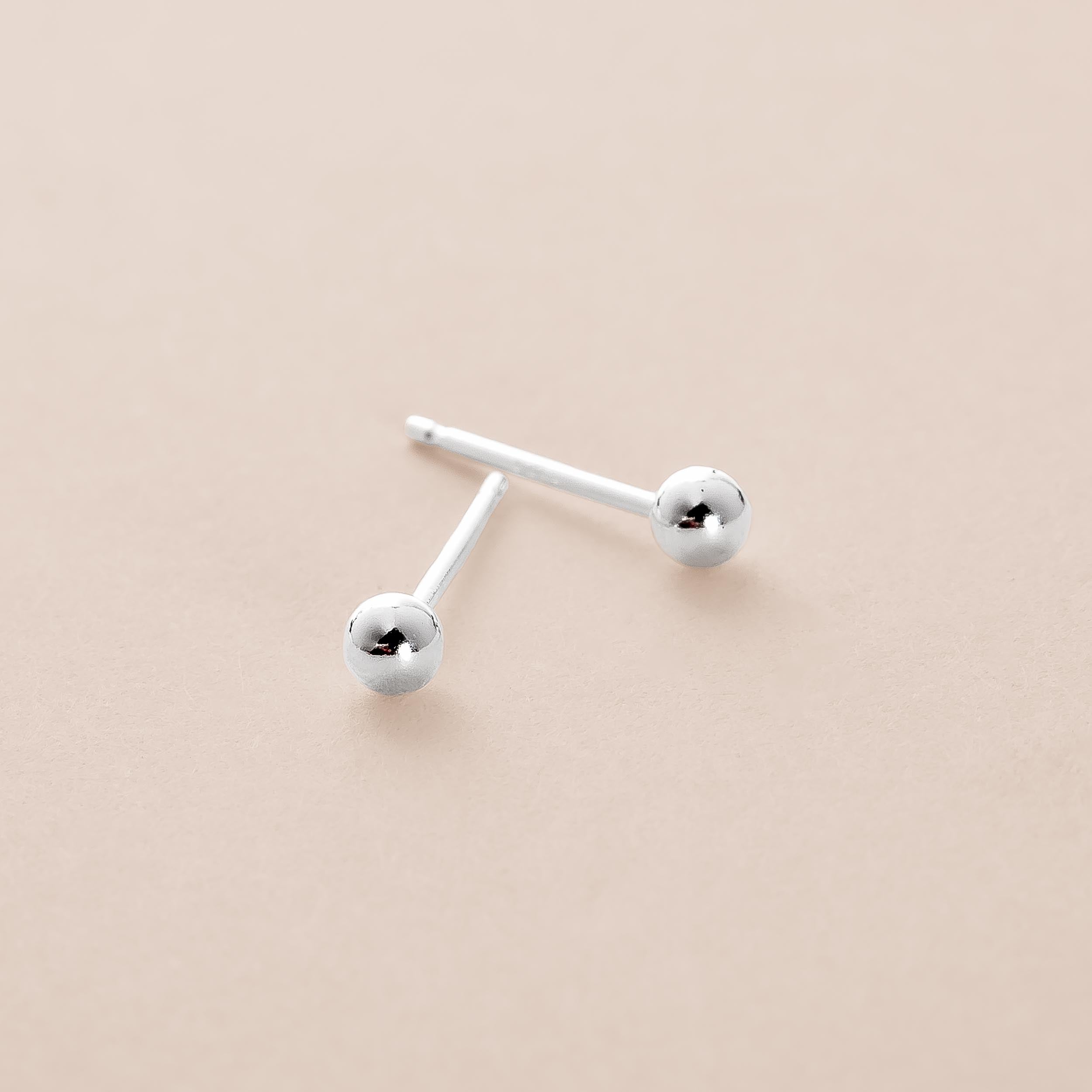 Ball Stud Earrings - Melanie Golden Jewelry - _badge_bestseller, bestseller, earrings, everyday essentials, stud, stud earrings