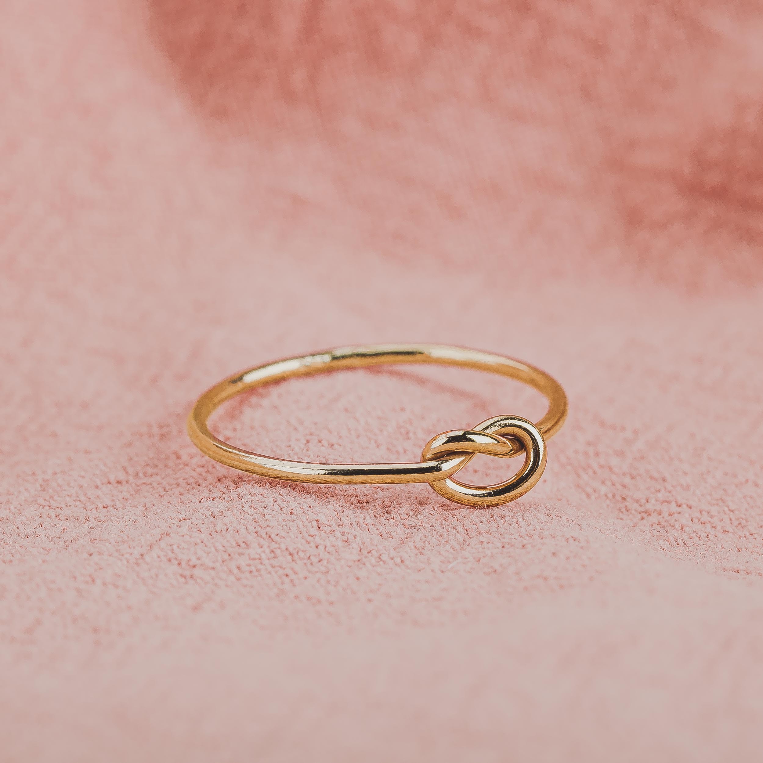 Love Knot Ring - Melanie Golden Jewelry - _badge_bestseller, bestseller, everyday, love, motherhood, ring bands, rings, symbolic