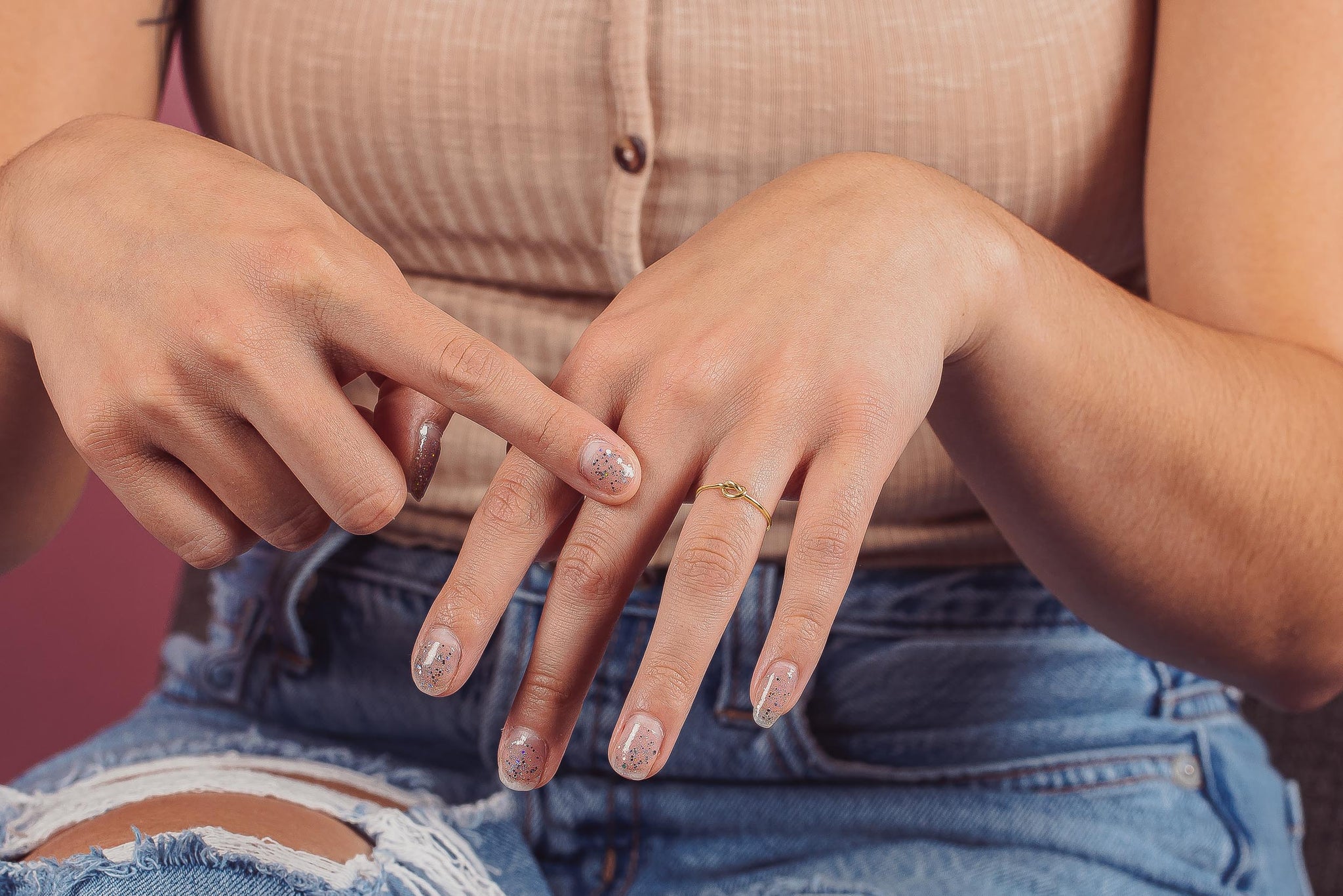 Love Knot Ring in Silver, Gold, or Rose Gold | Promise or Friendship Jewelry for Women and Girls | Comfort Fit USA Sizes 4-12