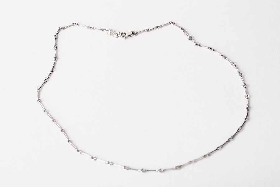 Renley Chain Necklace | Gold or Silver Dainty Minimalist Bar & Link Necklace | Classic Layering Chain | Gift for Her Wife Sister Friend