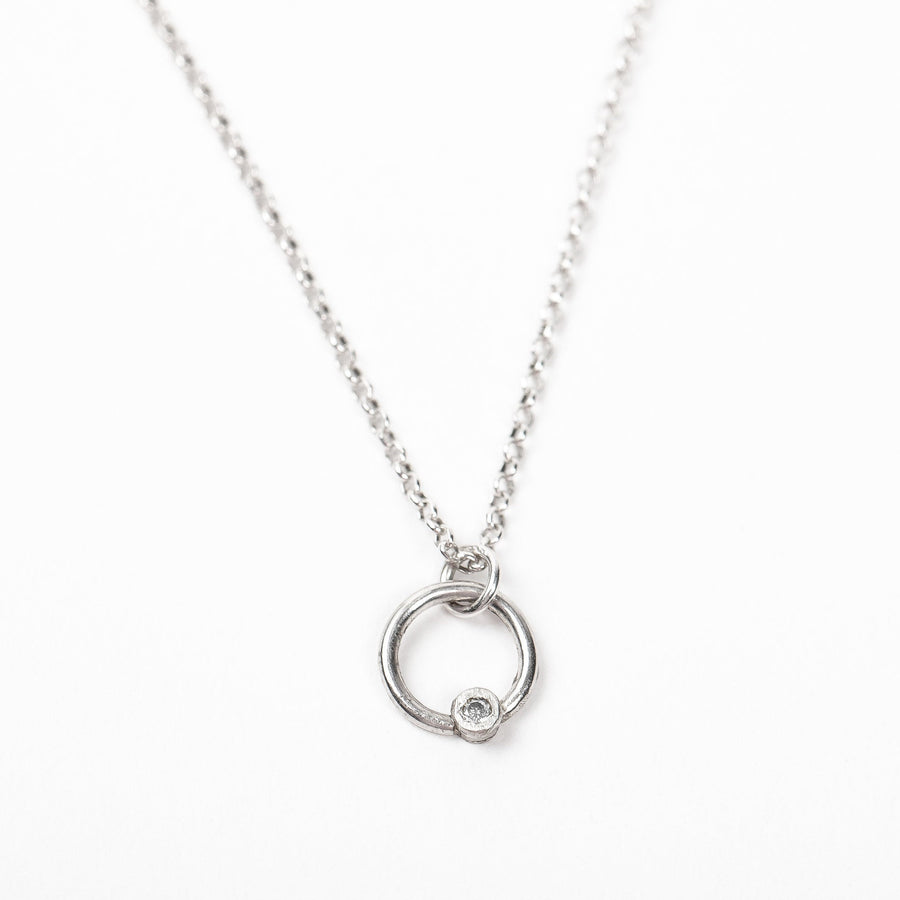 Diamond Orbit Necklace