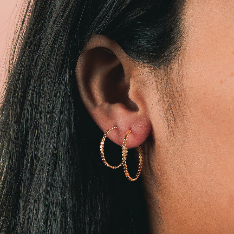 Trio of Glimmer Hoop Earrings