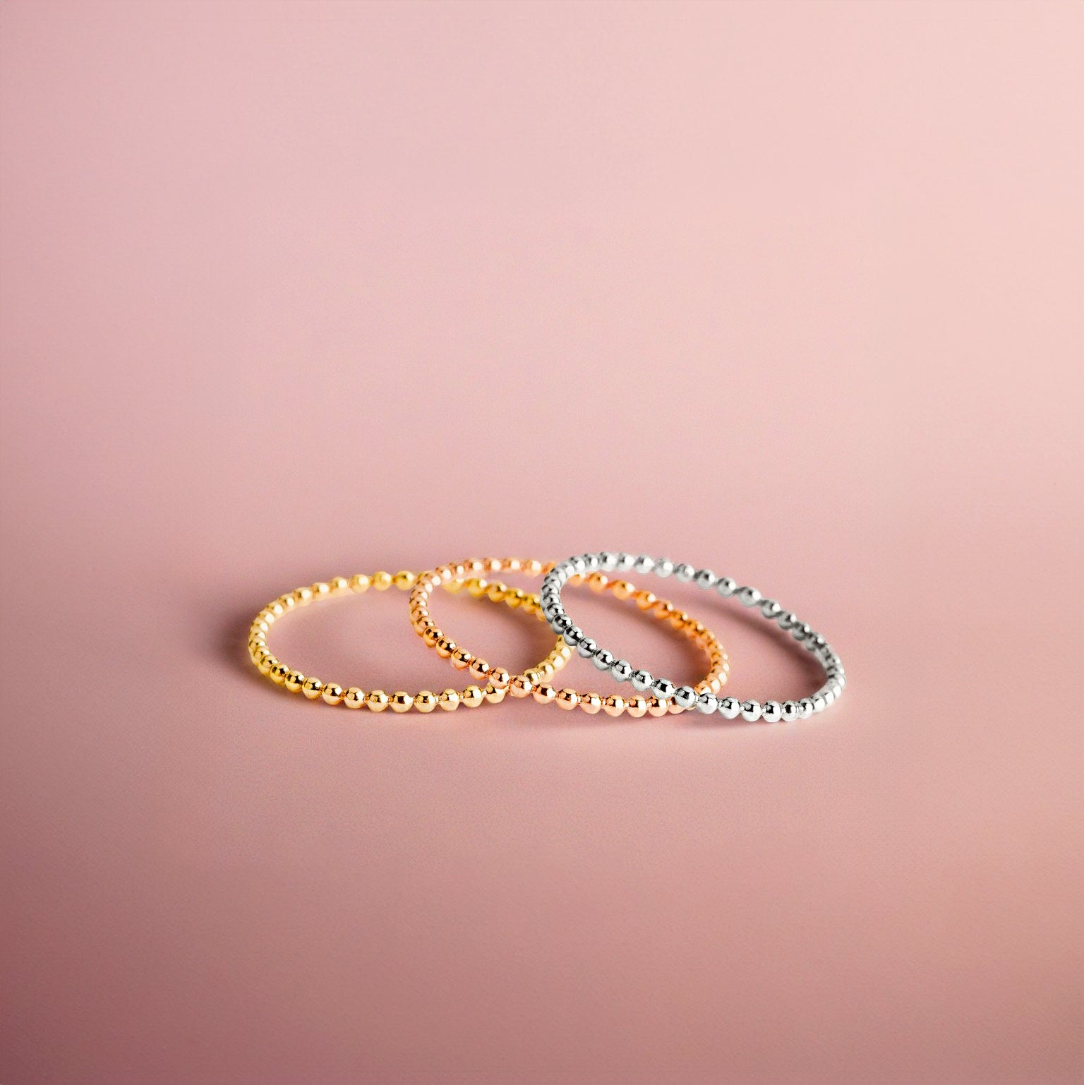 Trio of Dot Stacking Rings