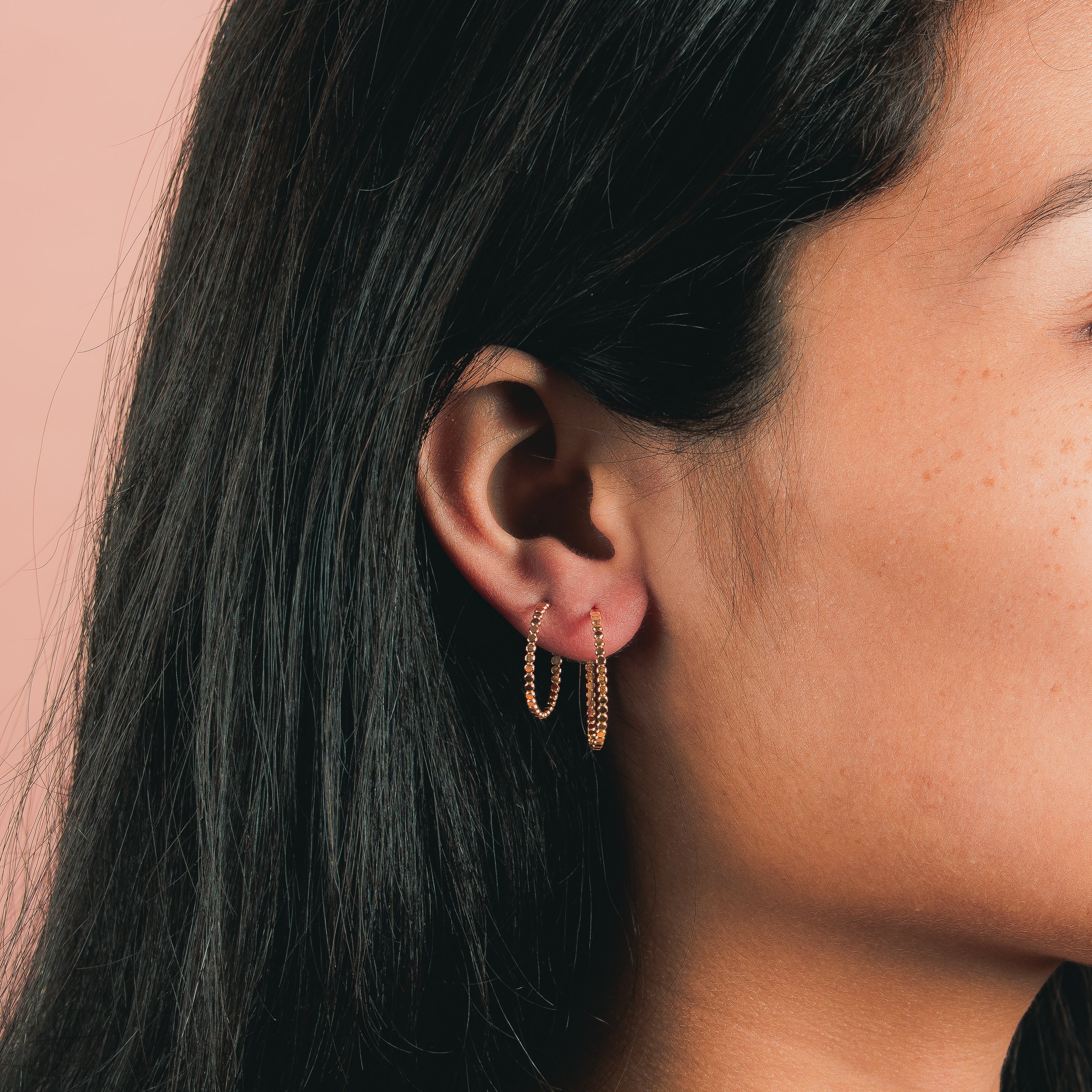 Trio of Glimmer Hoop Earrings