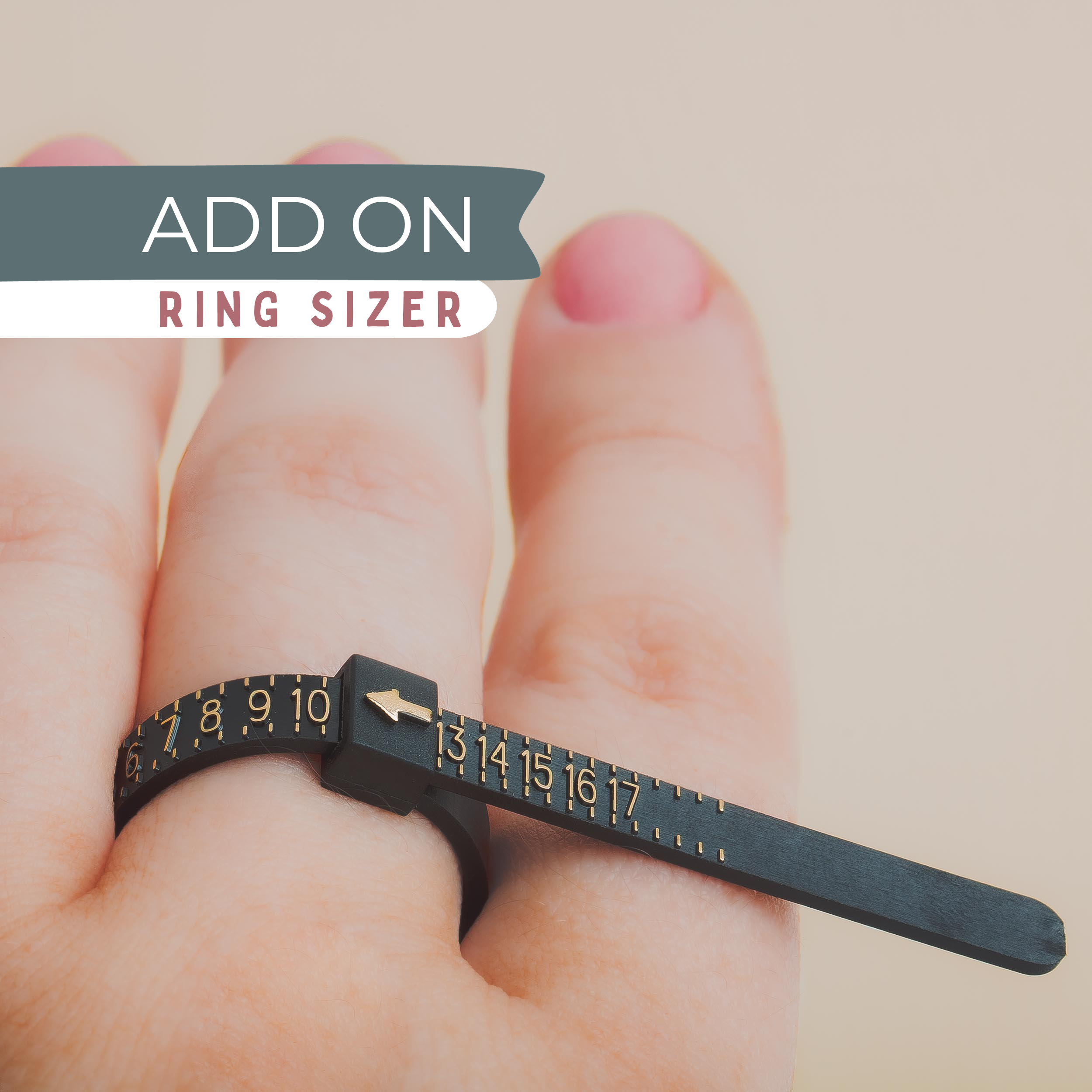 Reusable Ring Sizer | Adjustable USA Ring Finger Size Tool | Whole & Half Sizes | Find Your Accurate Ring Size | Easy to Use Ring Measurer