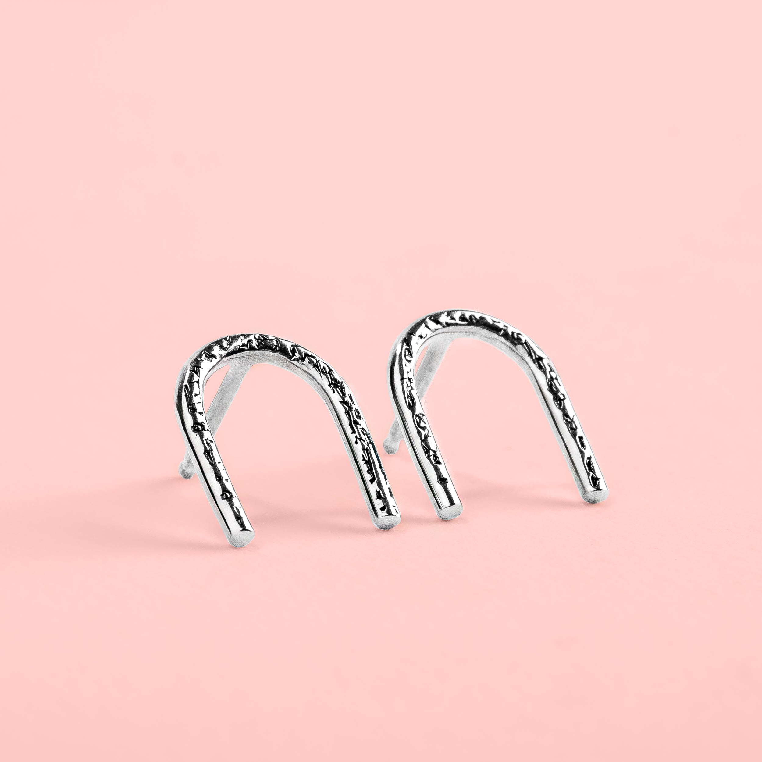 Set of 7 Thin Arrow Stacking Rings in 925 Sterling Silver and 14K Gold Fill for Women and Girls | Comfort Fit | USA Sizes 4-12