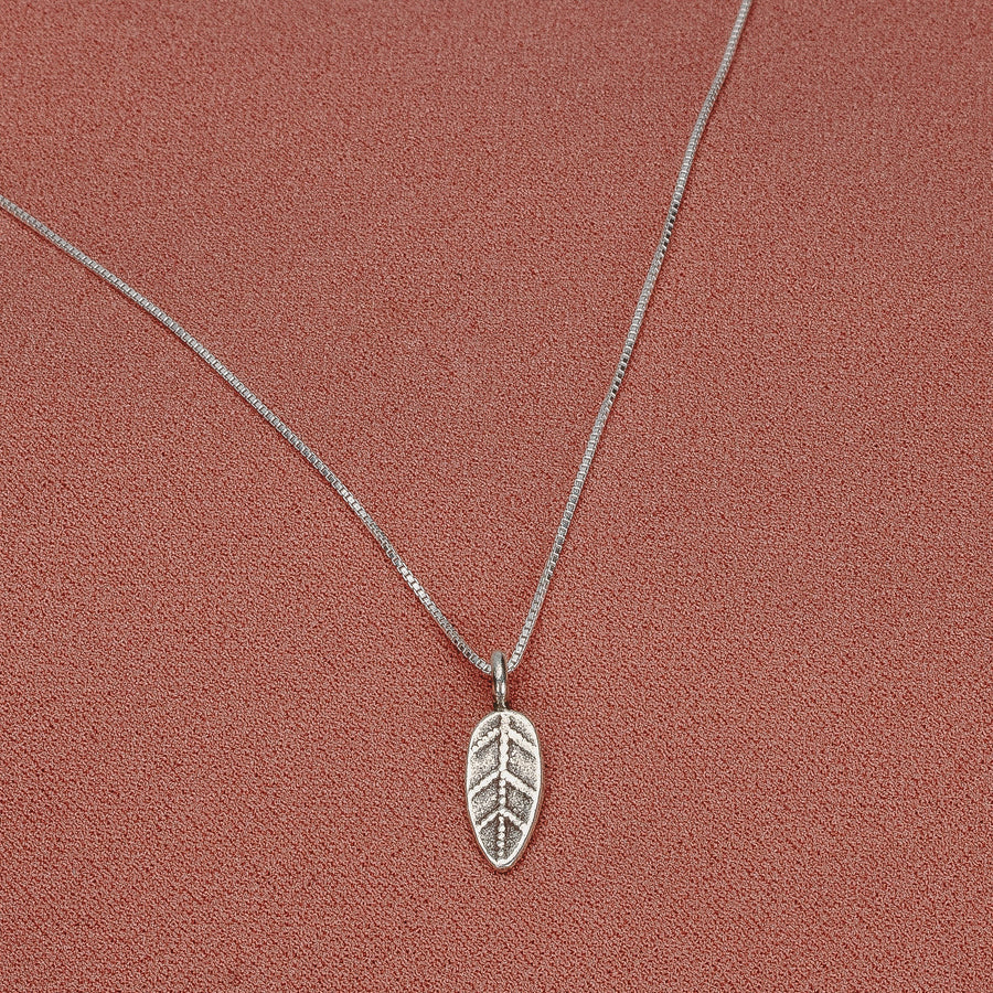 Tiny Sterling Silver Leaf Necklace | Multiple Choices Available: Philodendron, Monstera, Magnolia, Fiscus | Perfect Gift for Plant Lovers
