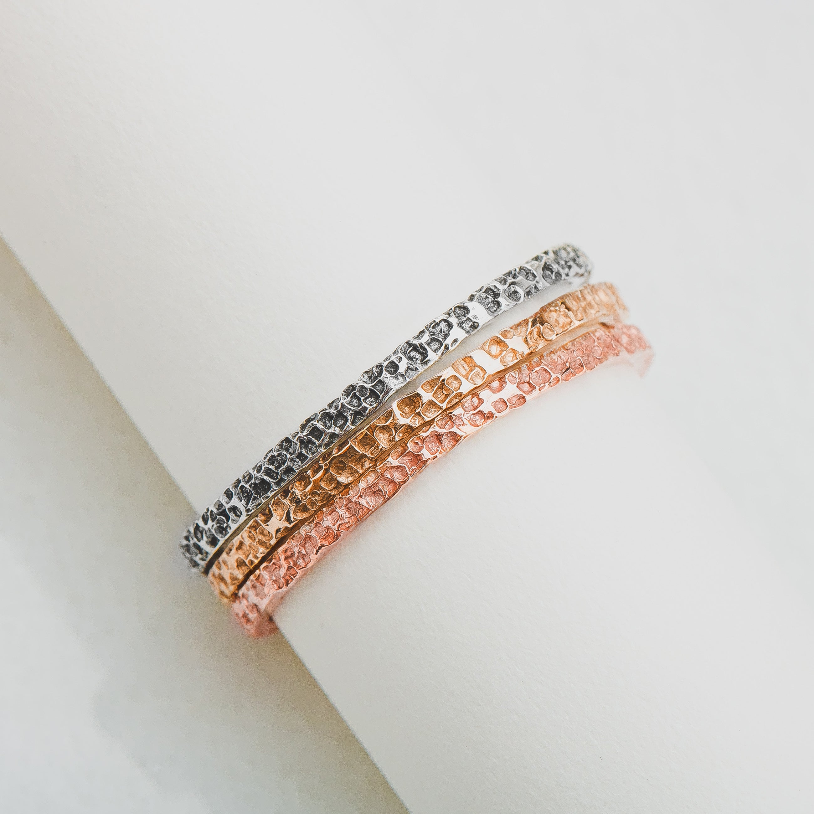 Trio of Boulder Stacking Rings