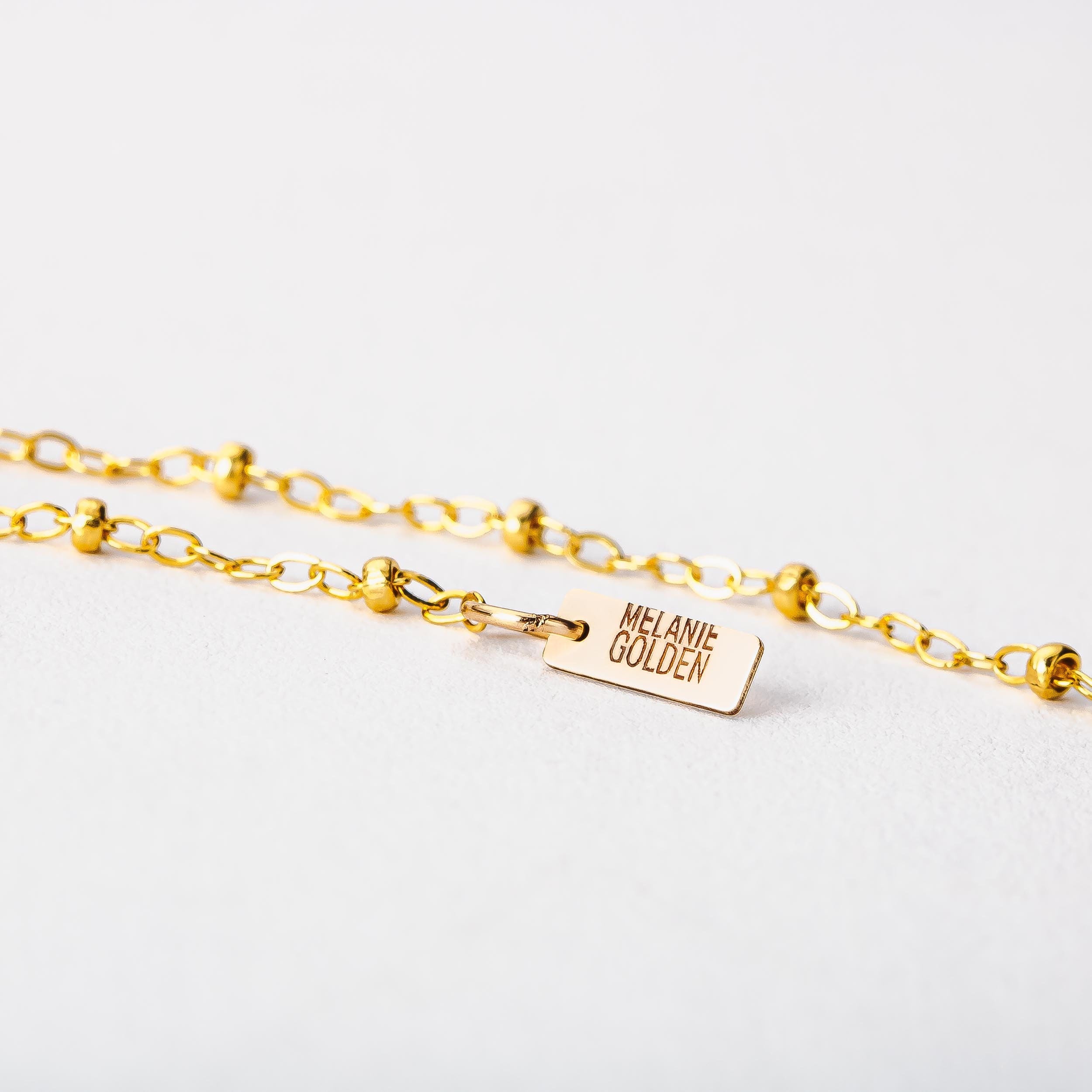 Satellite Chain Anklet | Gold Filled or Sterling Silver Dainty Minimalist Ankle Bracelet | Simple Basic Beaded Dot Saturn Chain Gift for Her