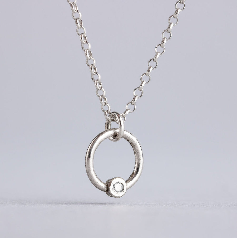 Diamond Orbit Necklace