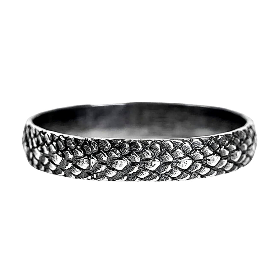 Unisex Snake Dragon Scales Ring Band - Melanie Golden Jewelry - fauna, men, mens jewelry, ring, ring band, ring bands, ring size, ring-size-choice, rings, symbolic
