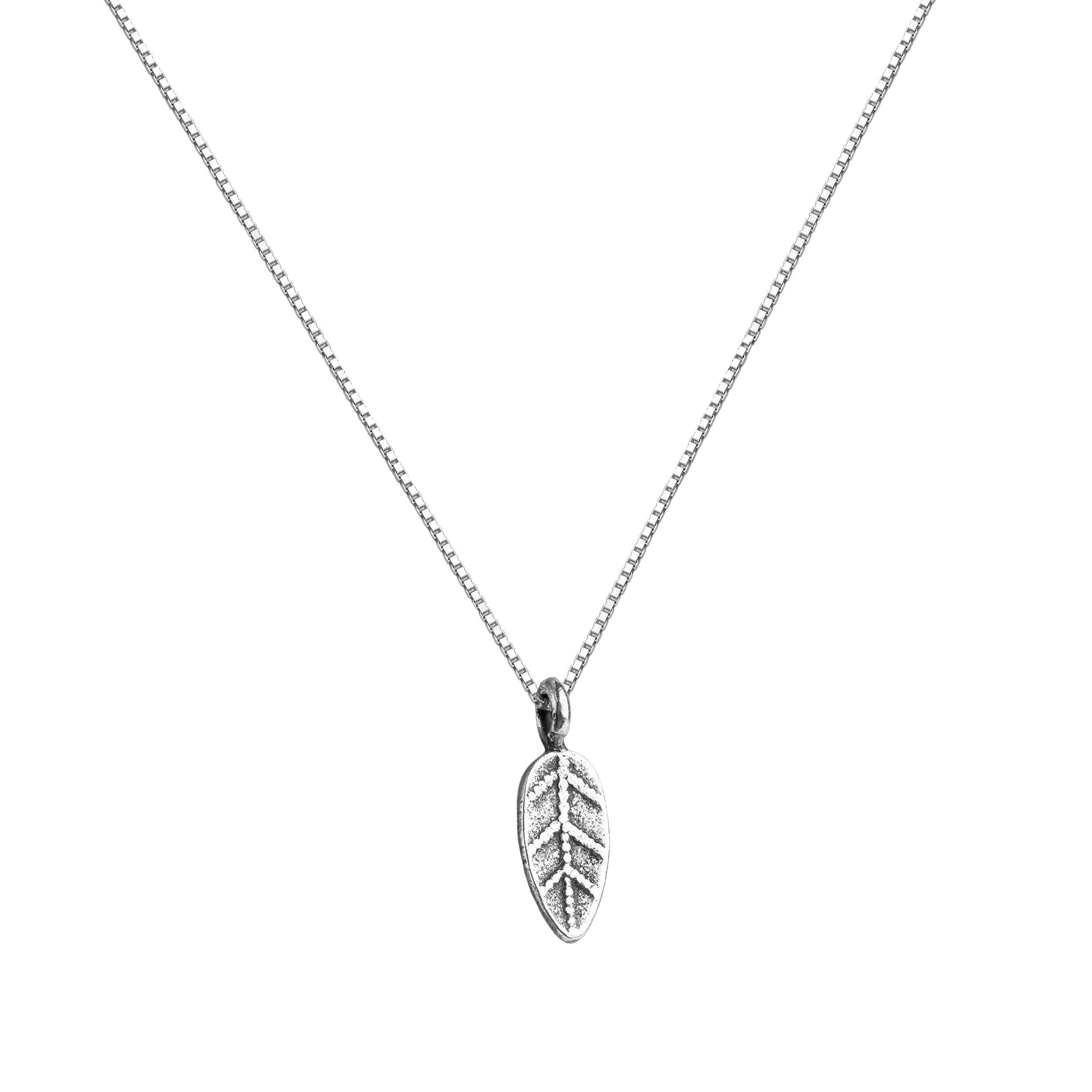 Tiny Sterling Silver Leaf Necklace | Multiple Choices Available: Philodendron, Monstera, Magnolia, Fiscus | Perfect Gift for Plant Lovers
