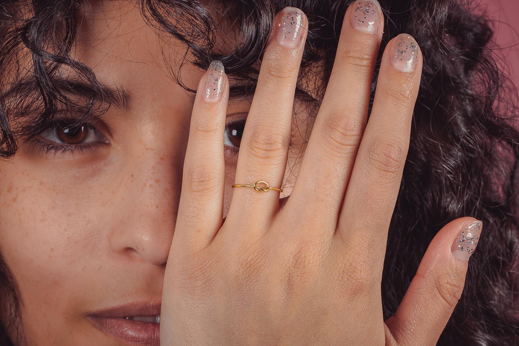 Love Knot Ring in Silver, Gold, or Rose Gold | Promise or Friendship Jewelry for Women and Girls | Comfort Fit USA Sizes 4-12