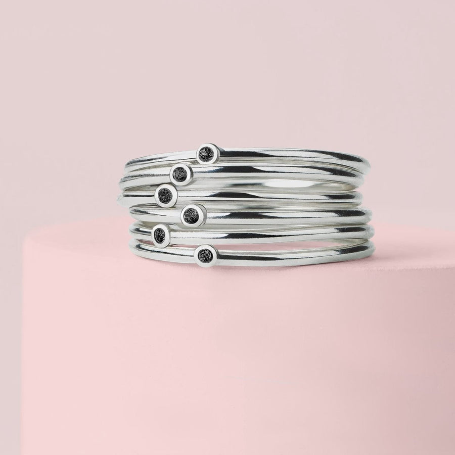 Black Diamond Stacking Rings