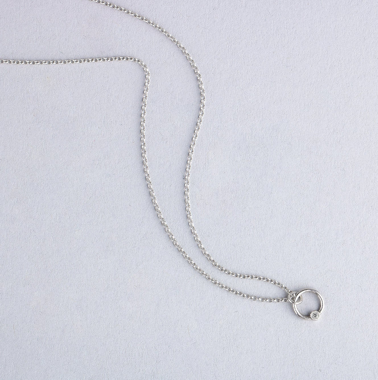 Diamond Orbit Necklace
