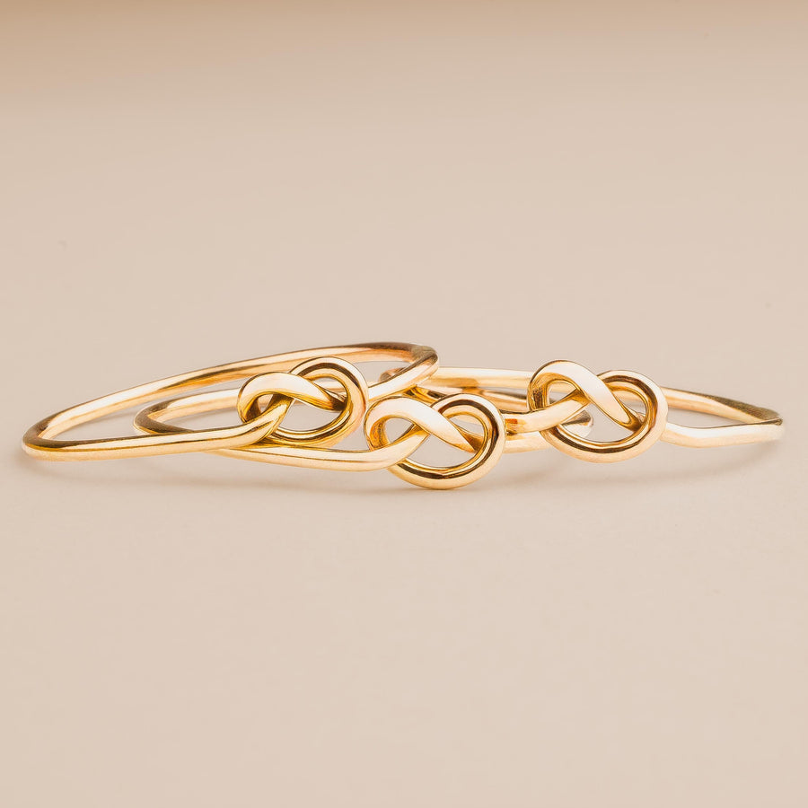 Love Knot Ring - Melanie Golden Jewelry - _badge_bestseller, bestseller, everyday, love, motherhood, ring bands, rings, symbolic