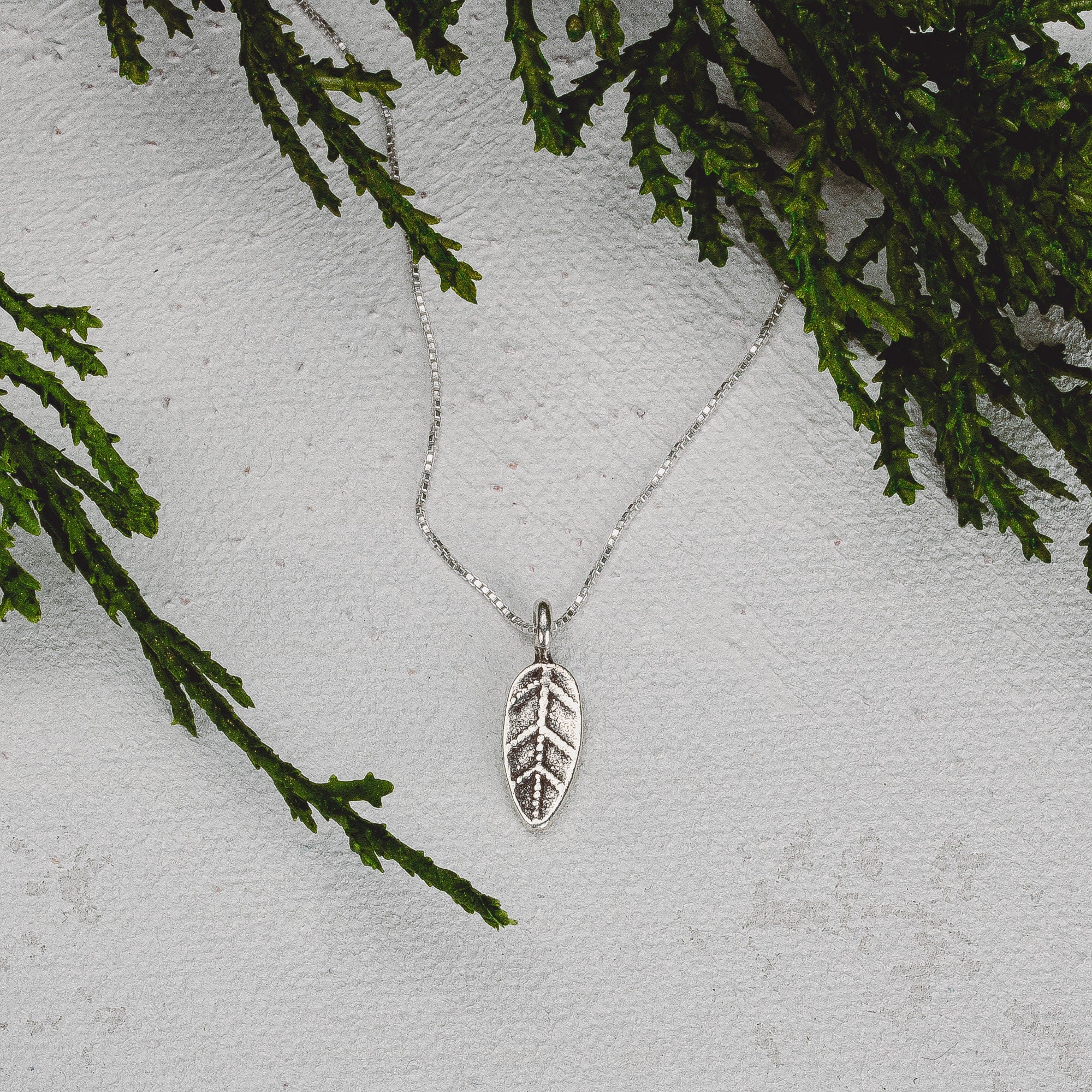 Tiny Sterling Silver Leaf Necklace | Multiple Choices Available: Philodendron, Monstera, Magnolia, Fiscus | Perfect Gift for Plant Lovers
