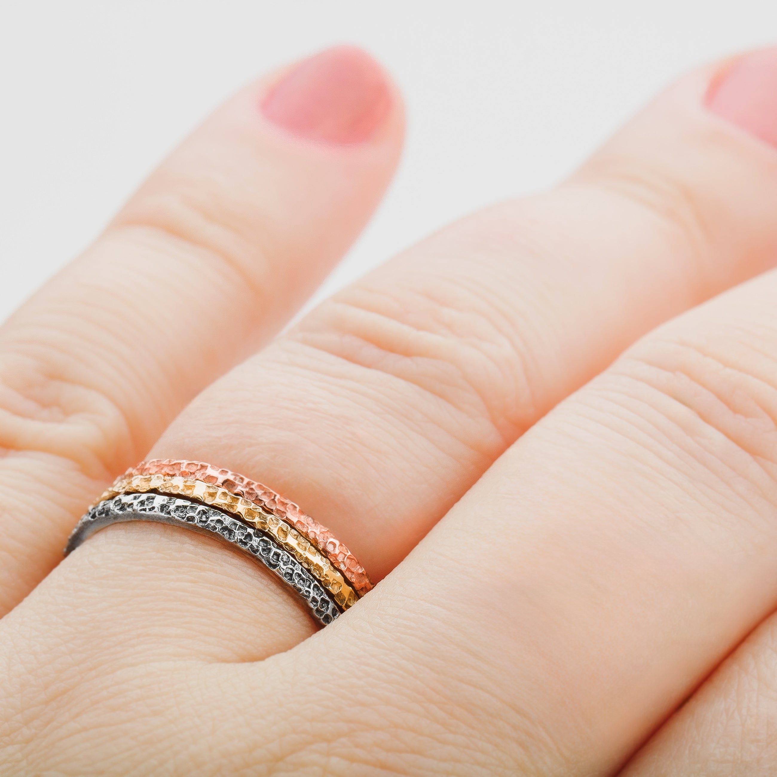 Trio of Boulder Stacking Rings