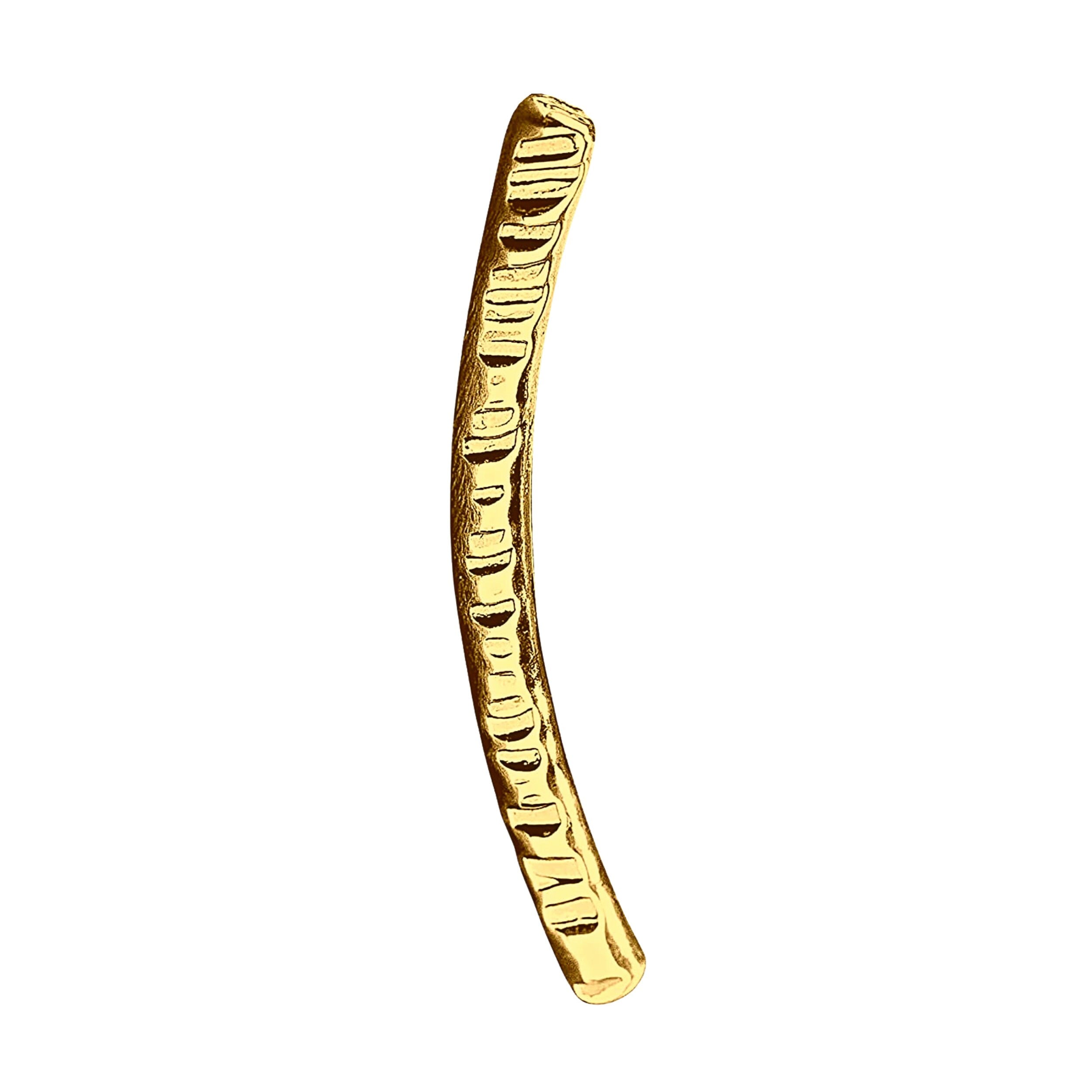 Rugged Cartilage Bar Earring | 14K Gold Fill - Melanie Golden Jewelry - cartilage earrings, earrings, piercings