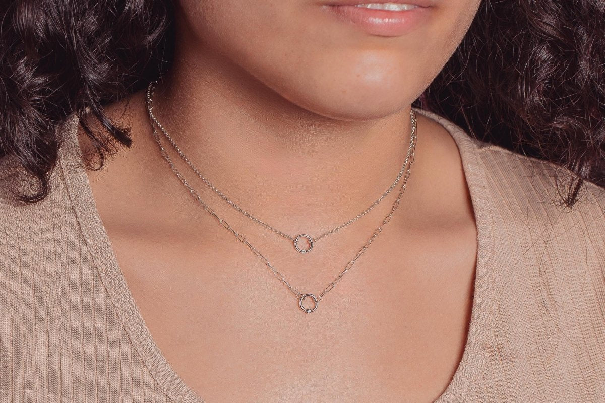 Diamond Orbit Necklace