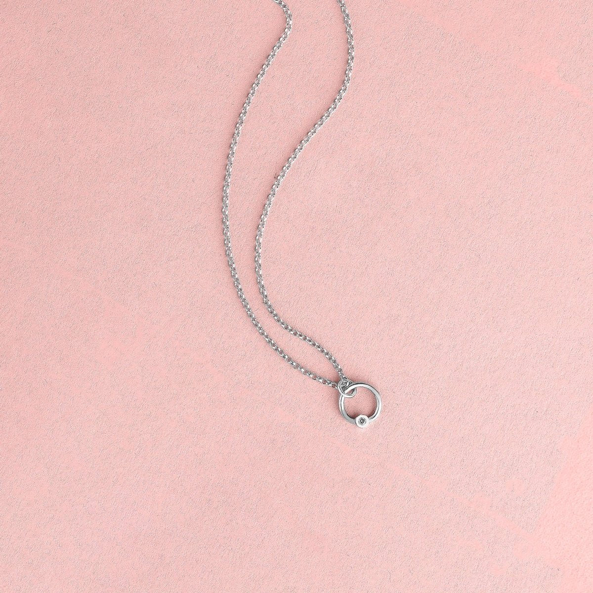 Diamond Orbit Necklace