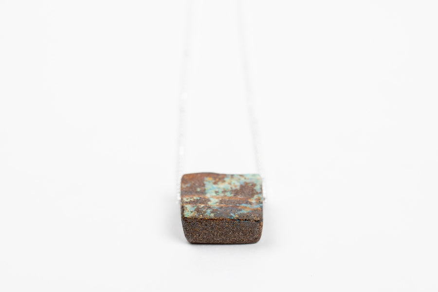 Green Boulder Opal Necklace