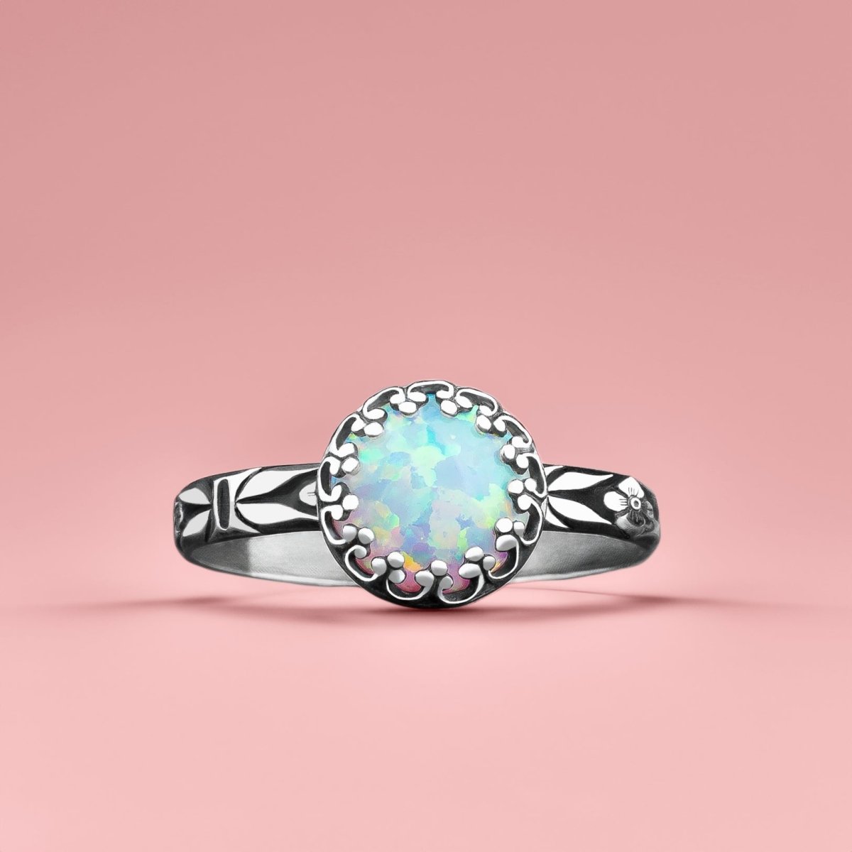 Floral Opal Ring
