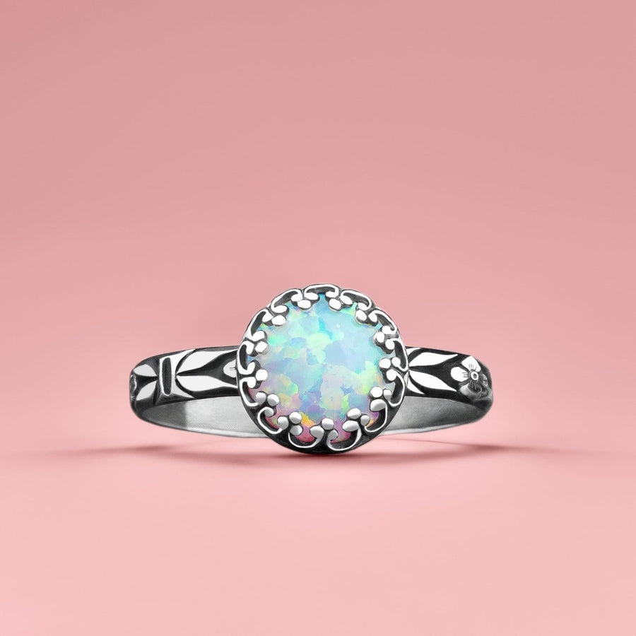 Floral Opal Ring