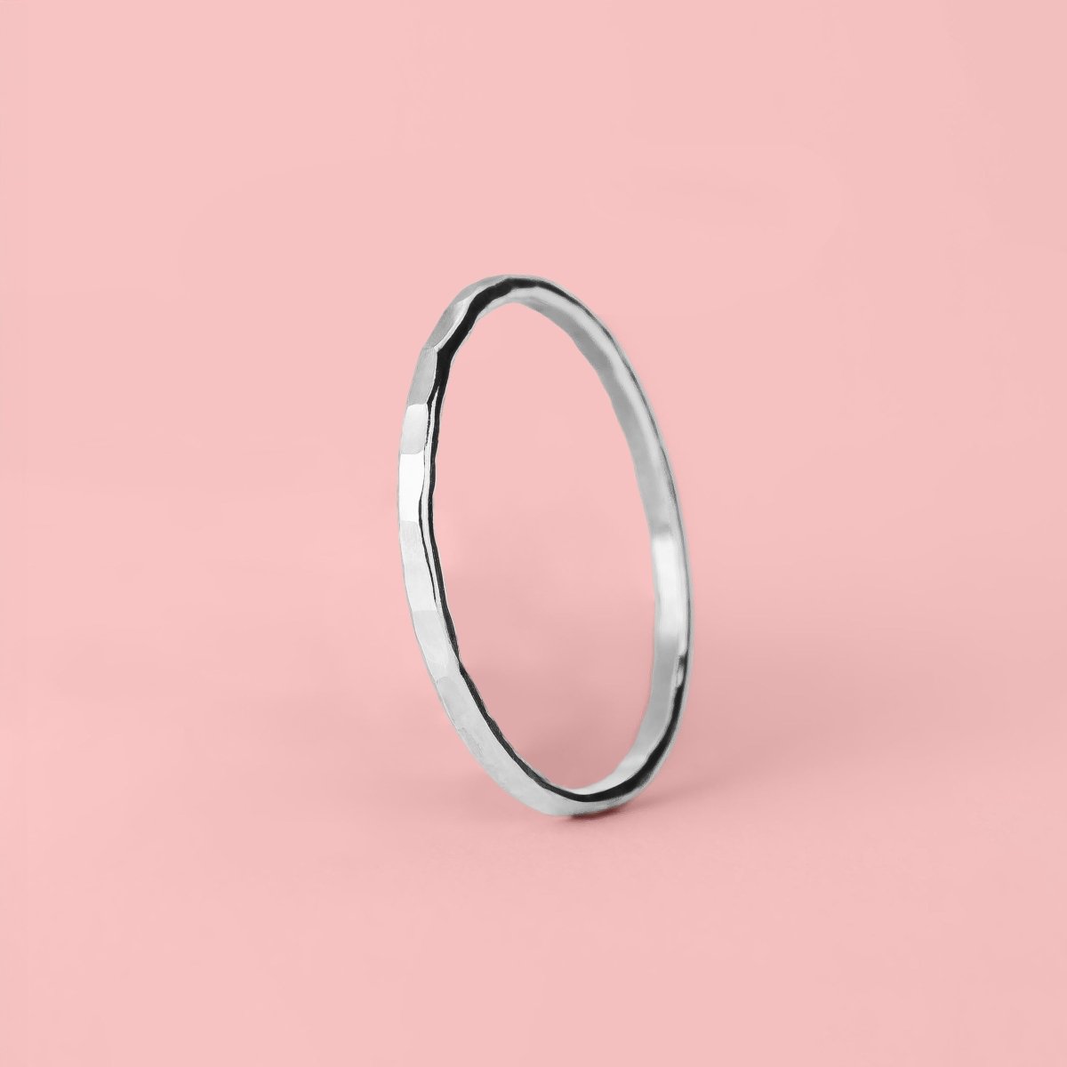 Hammered Stacking Ring