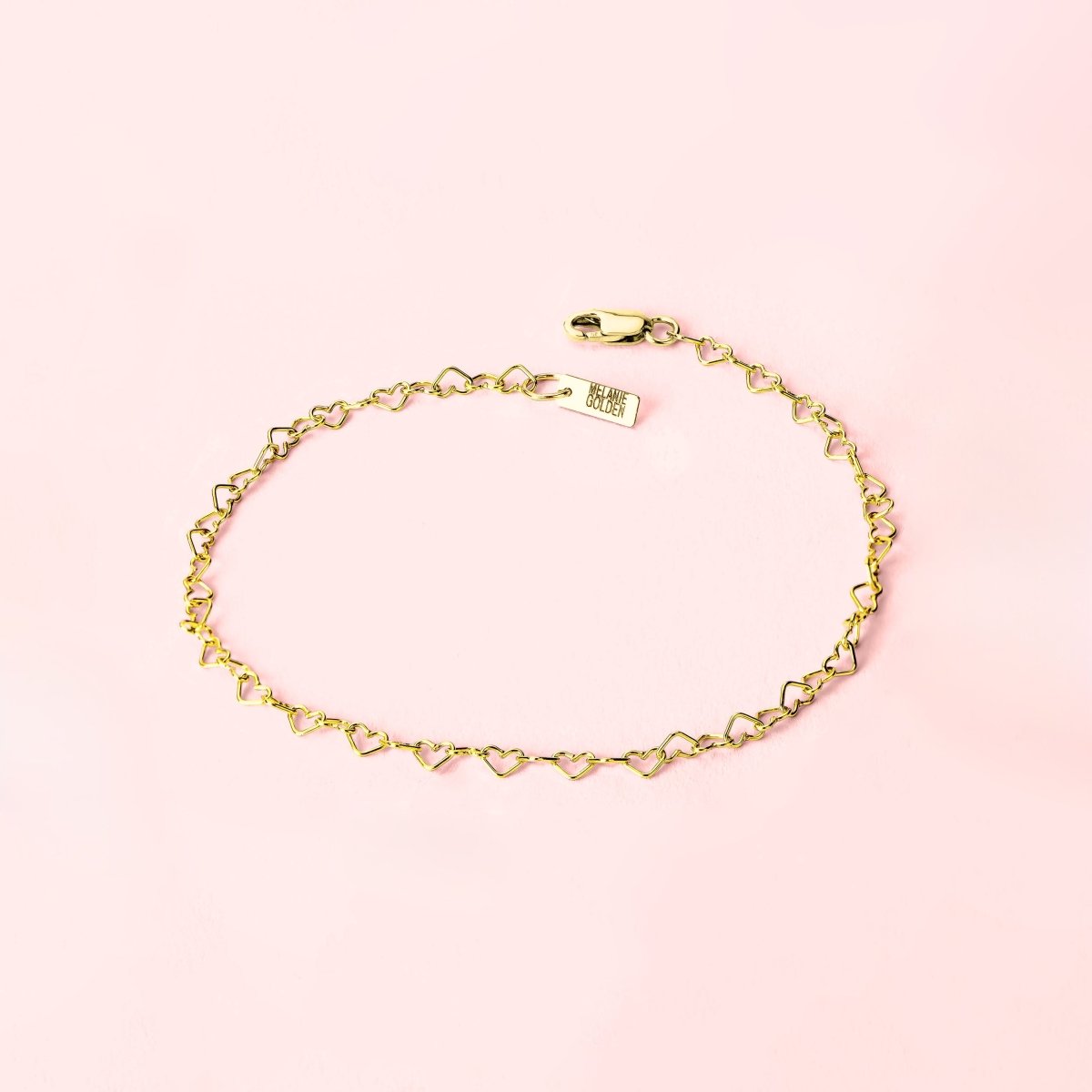 Heart Link Chain Bracelet