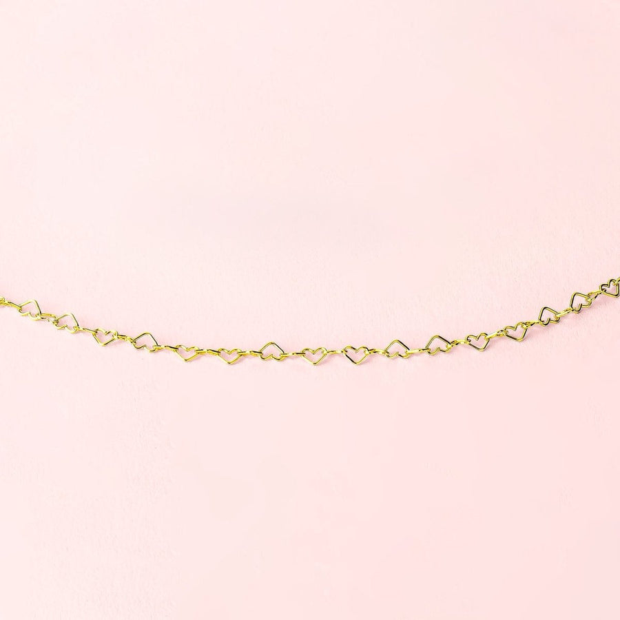 Heart Link Chain Necklace
