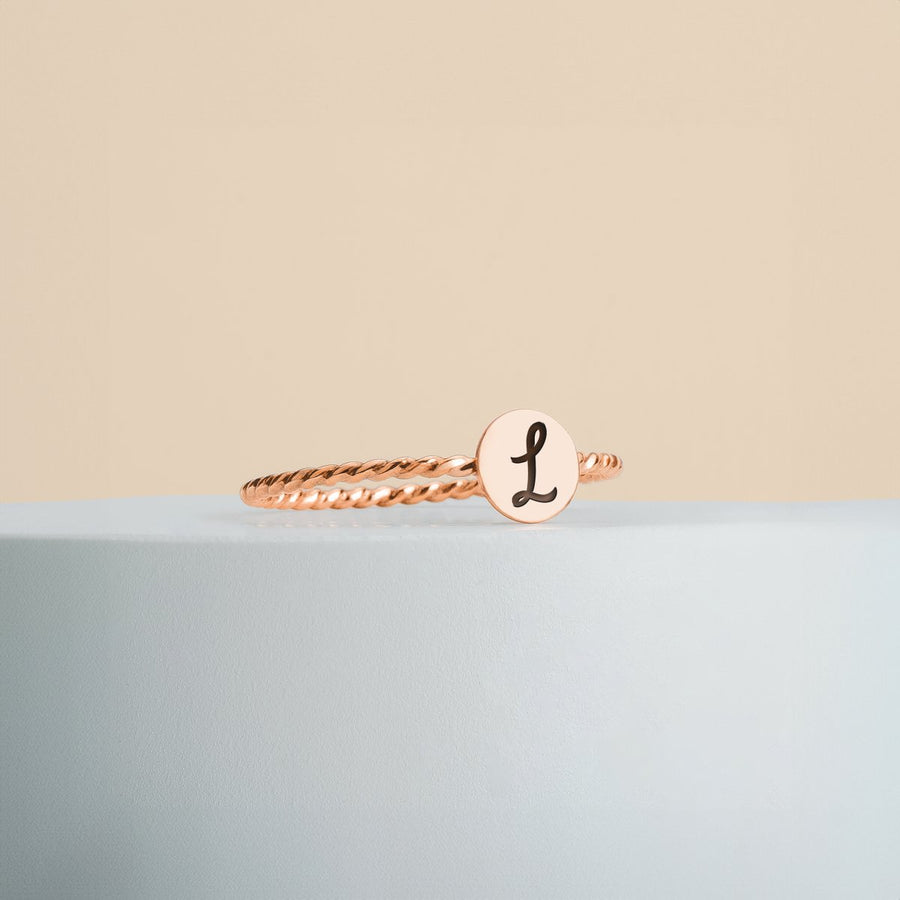 Initial Braided Rope Ring