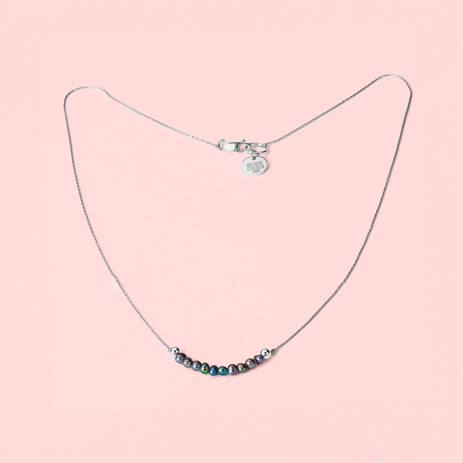 Jovie Black Pearl Necklace