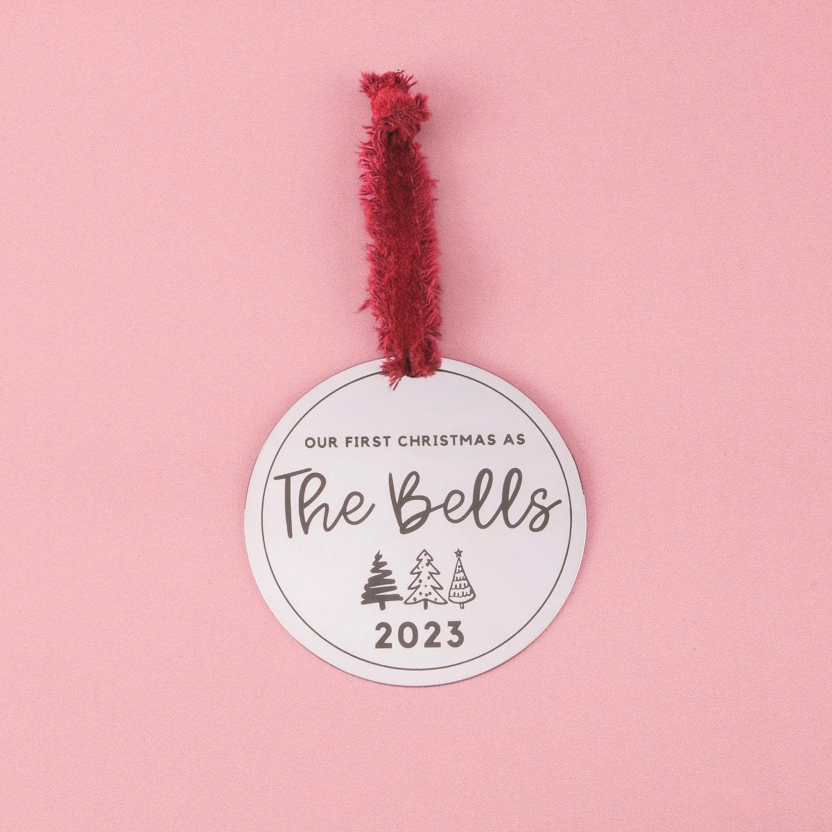 Newlyweds Christmas Ornament