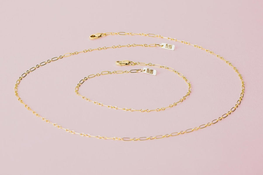 Sadie Chain Gift Set | Earrings, Necklace & Bracelet Set
