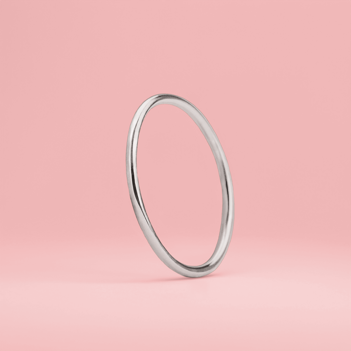 Smooth Stacking Ring | Sterling Silver 1mm Thin Smooth Stacking Skinny Rings | Comfort Fit | Sizes 2-12