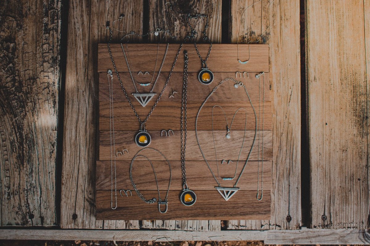 The Vault Necklace | Large Chevron Hinge Statement Necklace | Inspired By Cathedral Architecture